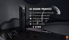 mi beard trimmer ipx7