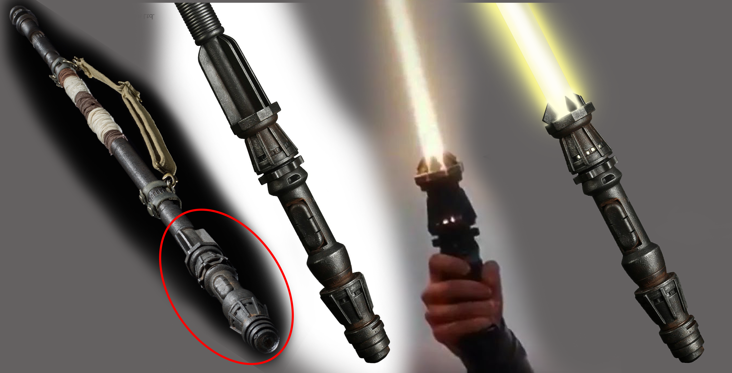 Why Rey's lightsaber is Yellow 