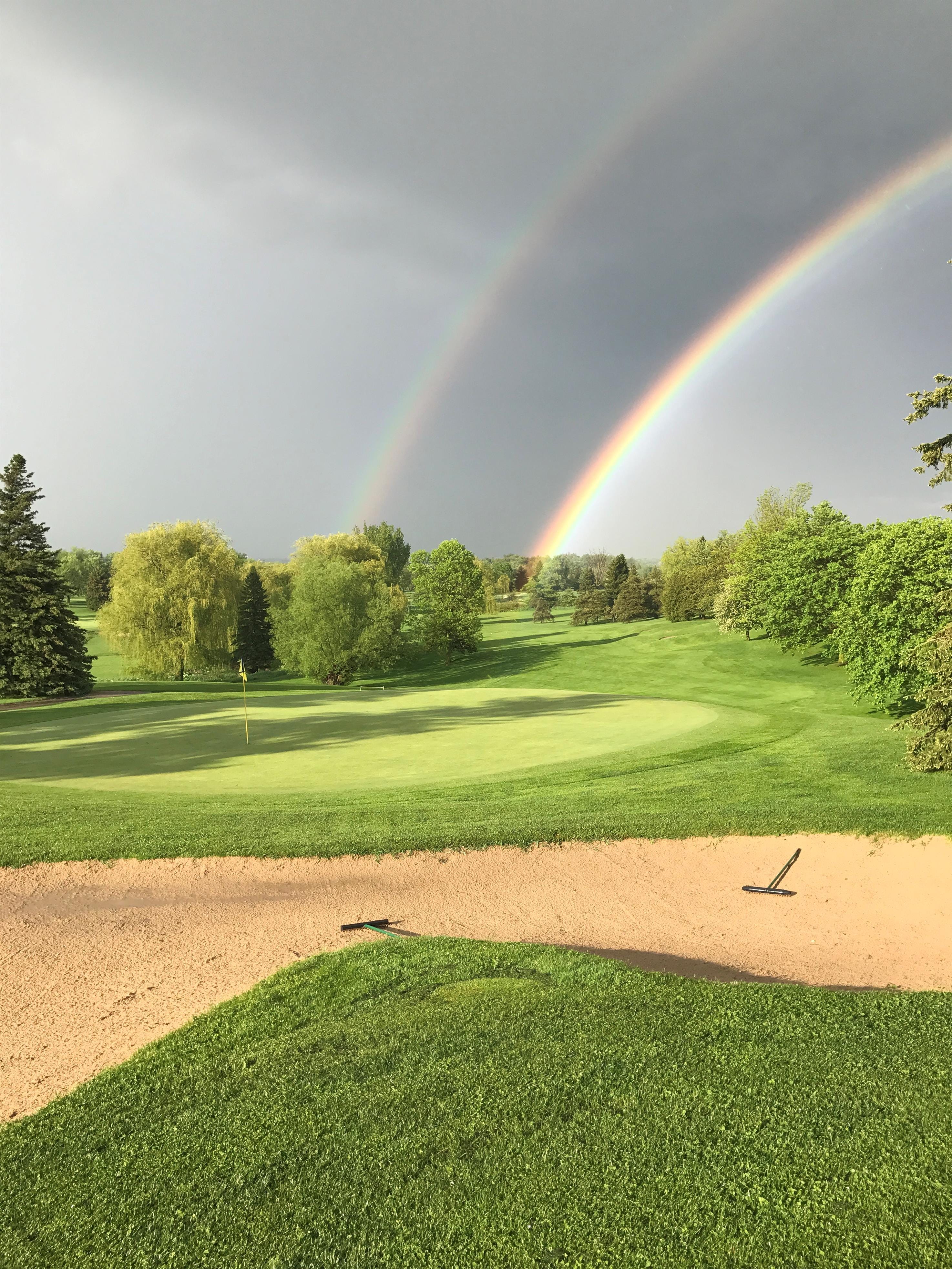 Double Rainbow At Elmira Golf Club What Does It Mean By Mark Farrow Medium