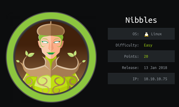 Hack The Box Nibblesをやってみた Nibbleとは 少しずつかじる ちびちび飲む の意味だそうです By Junki Medium