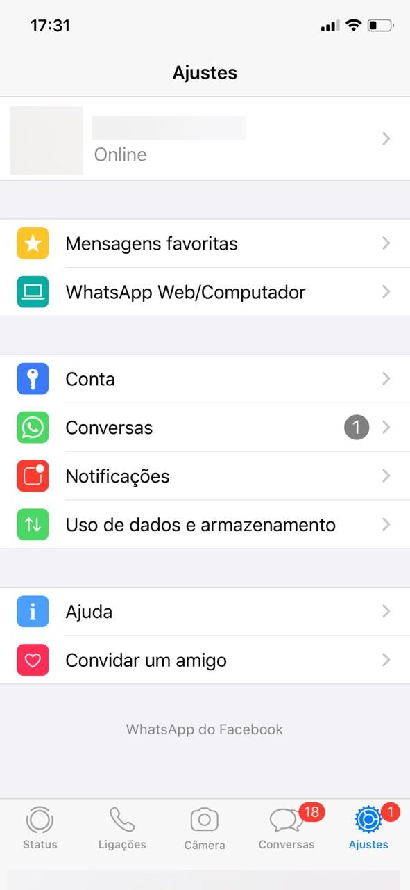 20191118054000_860_645_-_whatsapp WhatsApp exibe a mensagem 'Do Facebook'
