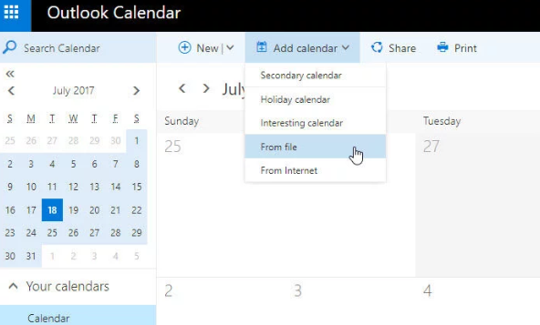 how to add google calendar to outlook
