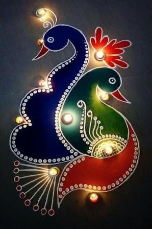 Top 40 Latest And Simple Rangoli Designs For Diwali 2019