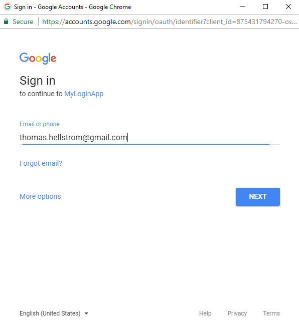 Login page gmail Test Cases