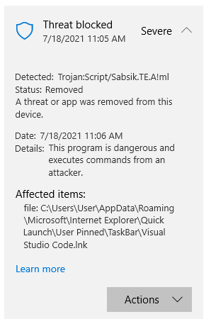 Taskbar Takeover Windows Persistence Via Lnk Piggybacking By Beep Medium