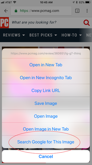 How To Do A Reverse Image Search From Your Phone By Pcmag Pc Magazine Medium