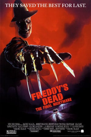 Movie Review Freddy S Dead The Final Nightmare 1991 By Patrick J Mullen As Vast As Space And As Timeless As Infinity Medium