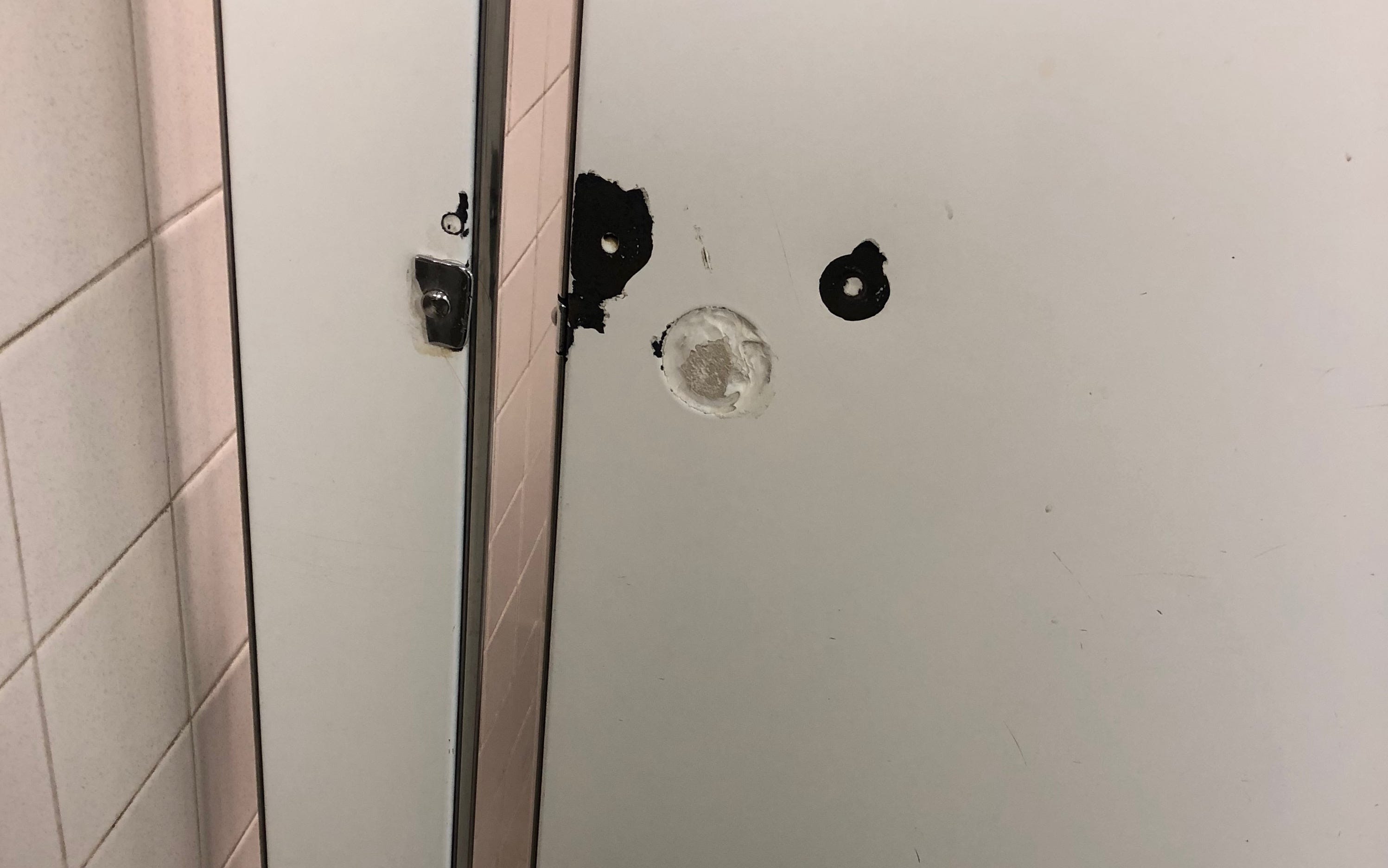 A Brief Note To The Bobst Eighth Floor Bathroom Stall Door