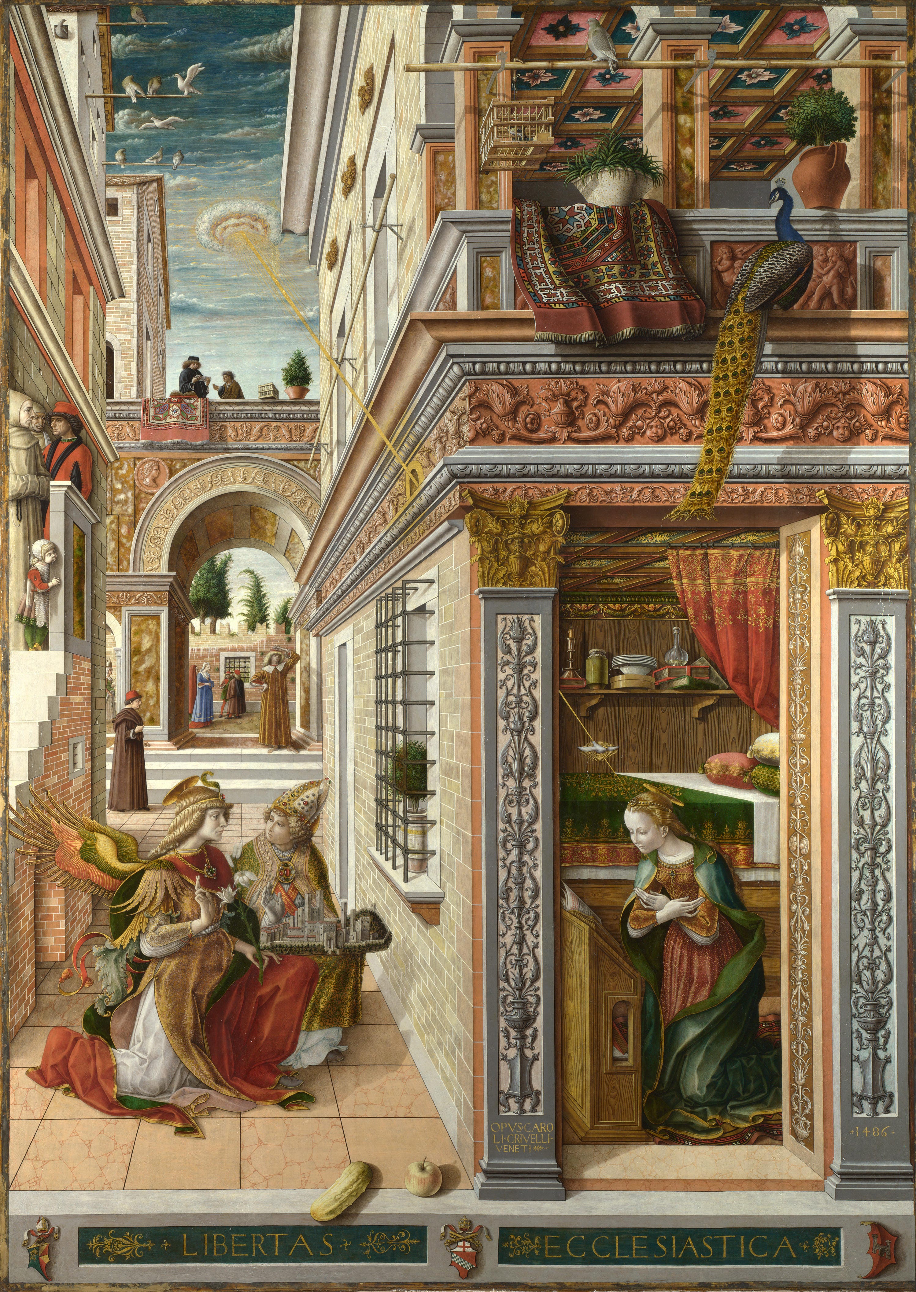 How To Read Art The Annunciation By Carlo Crivelli By Christopher P Jones Thinksheet Medium