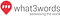 The original what3words logo (a red pin containing 3 white apostrophes