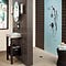 American Olean Matte Glacier And French Roast Shower