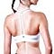 Women's Yoga Bra Light Support Cross Back Wirefree Pad Soft Queenie Ke Size S Color Angle White
