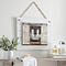 Barn Door Bathroom Framed Art Print