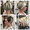 Sleek Undercut Pixie Bob with Blonde Balayage