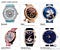 Ladies Complication category pre-selected watches in the 2018 GPHG, clockwise from top left: Beauregard Dahlia C1, Bulgari Diva Finissima Minute Repeater, Chaumet Espiègleries, Ludovic Ballouard Pink Hours, Parmigiani Fleurier Kalpa Tourbillon Galaxy, and Van Cleef & Arpels Lady Arpels Planétarium