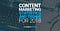 Content Marketing Statistics and Trends for 2018