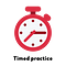 Timed study sticker icon
