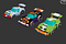Different rarities of the Python Drive