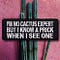 I'm no cactus expert but i know a prick when i see one