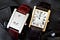 Cartier Tank à Guichets (left) and a Louis Cartier XL