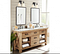 Benchwright Reclaimed Wood Double Sink Console