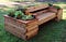 Sitzbank Holz Hochbeet