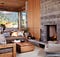 Walker Moody Floor to ceiling fireplace -