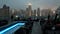 Party time: view of Manhattan with Times Square in the background