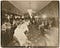 Old days in Harlem: View of Harlem barbershop.