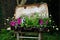 Luggage Blumenbeet