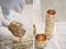arranjo para casamento DIY