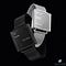 Qlocktwo W39 in black and steel