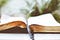 Picture showing a book with a bookmark