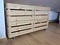 Rolling laundry cart made from KNAGGLIG boxes
