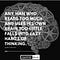 ANY MAN WHO READS TOO MUCH AND USES HIS OWN BRAIN TOO LITTLE FALLS INTO LAZY HABITS OF THINKING - ALBERT EINSTEIN