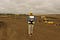 Ray Penner of Scheffer Andrew flying a drone