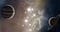 Saturn and jupiter, free crystals from space