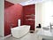 decorating with white accent wall color bathroom