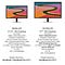 LG 4k and 5K Displays with USB-C for Apple Laptops Feature Comparison Image. LG 22MD4KA-B.AUSA and LG 27MD5KA-B.AUSA