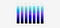 Example illustrating gradients generated by various color space interpolations. Gradients have unique appearances.