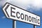 economics road sign