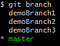 Screenshot of Git command to list all branches in the repository