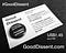 Good Dissent badge on card with noth of $1.45 cost and web address ar gooddissent.com