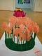Part of my data physicalization installation with flowers