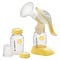 Picture of Medela breast pump collection containers.