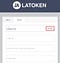 Screenshot of the Registration page on LAToken