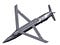 A glide vehicle with folding wings