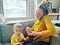 Melissa Petro with her youngest child.
