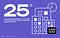 An illustration with the Number Crunch logo next to an outline of 3 commercial buildings. The illustration appears next to the text “25%: The approximate share of white-collar workers in the U.S. that have resumed going to the office Source: The New York Times”