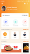 Payment ui designed in Flutter, reference taken from uplabs.